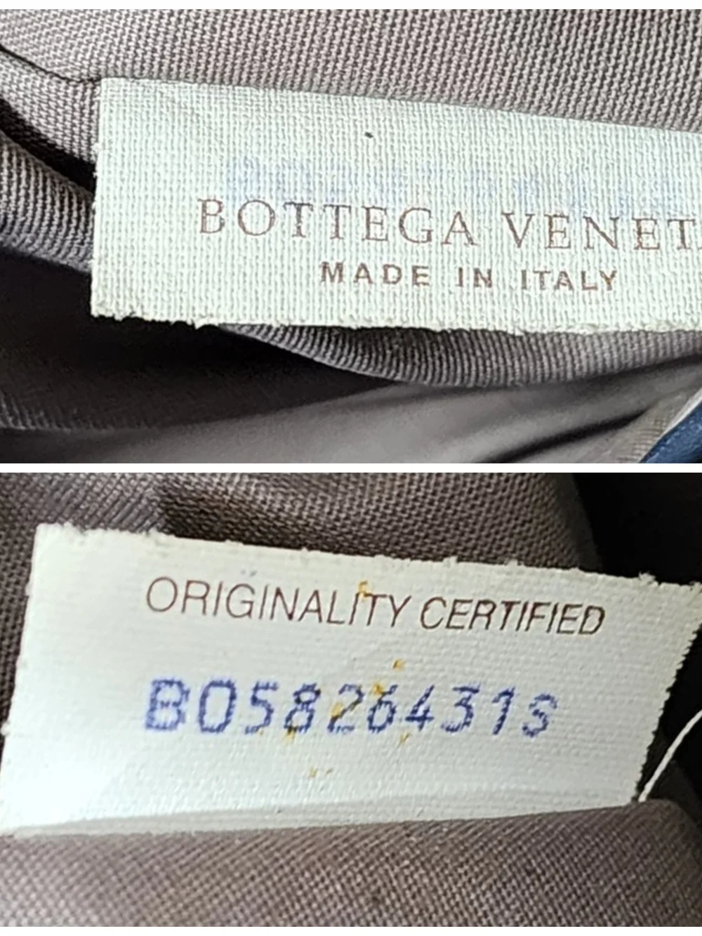 Bottega Veneta Intrecciato Top Zip Briefcase Navy Blue